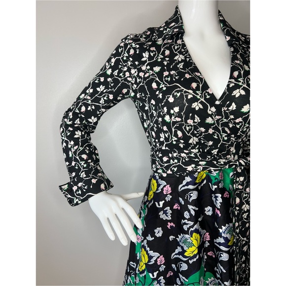 Diane von Furstenberg Amelianna Long-Sleeve Wrap Dress - Picture 5 of 8